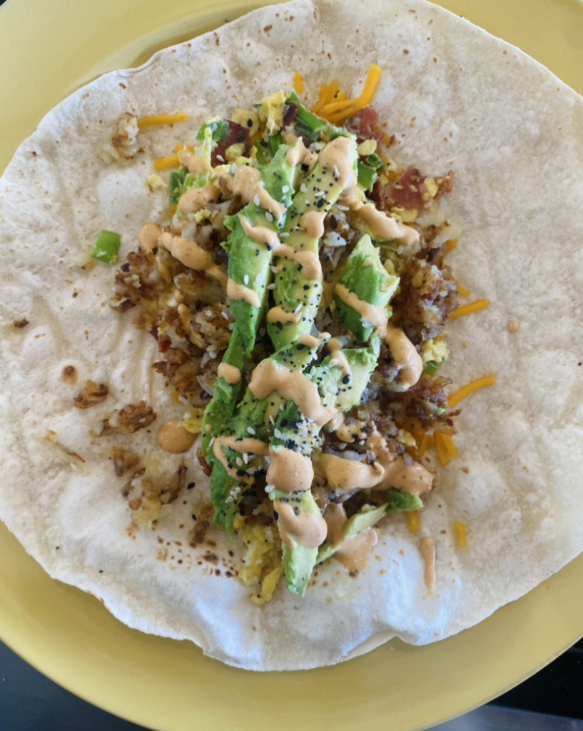 The BEST breakfast burrito - Katie Austin