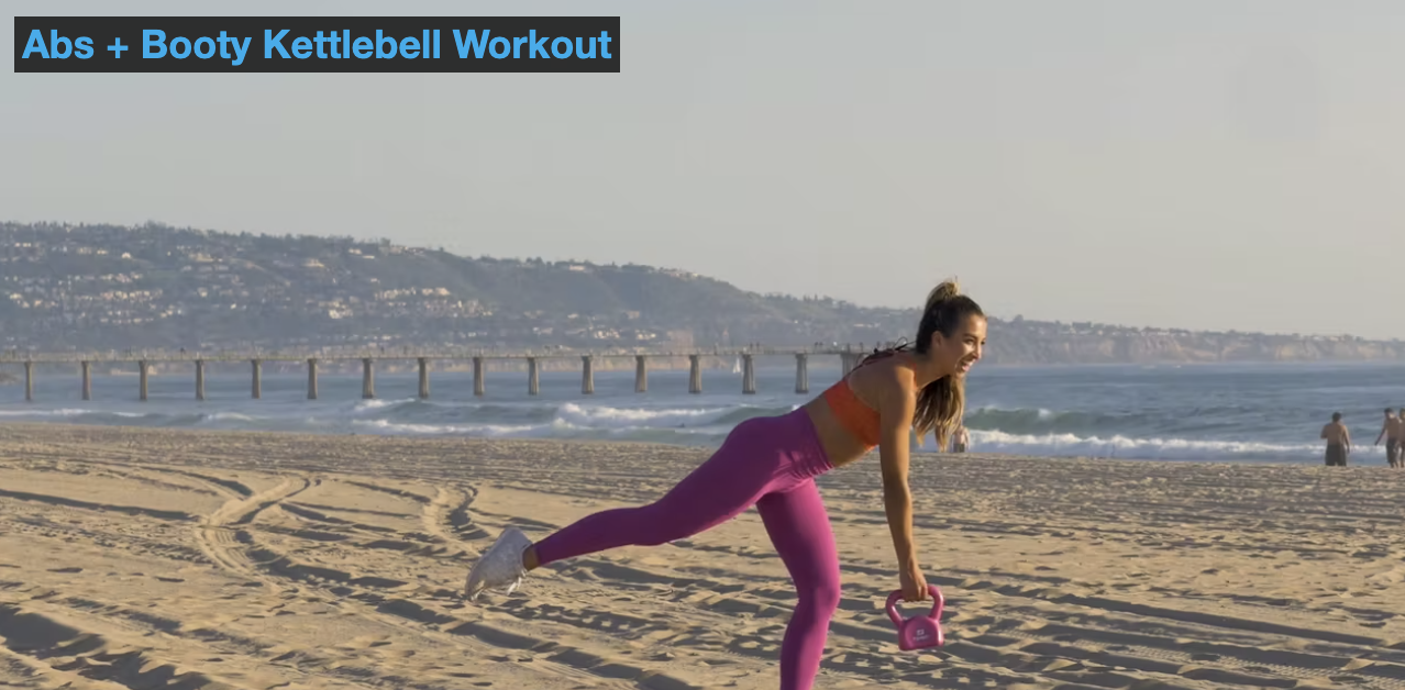 Abs + Booty Kettlebell Workout