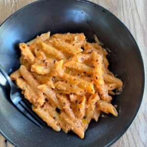 Dairy-free & Vegan High-Protein Penne Vodka Pasta
