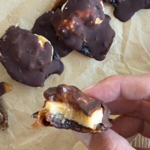 Salted Chocolate Banana Date Bites