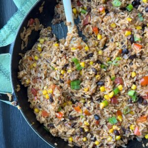 One Pan Taco Rice Skillet