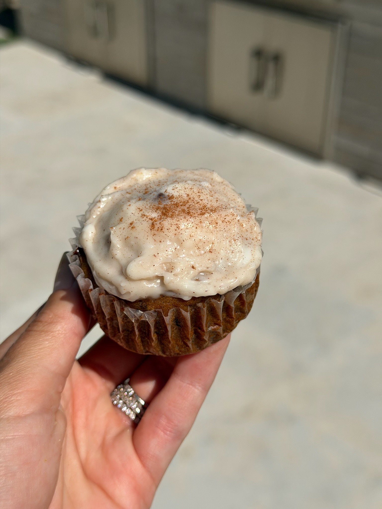 Banana Carrot Cake Chocolate Chip Muffin