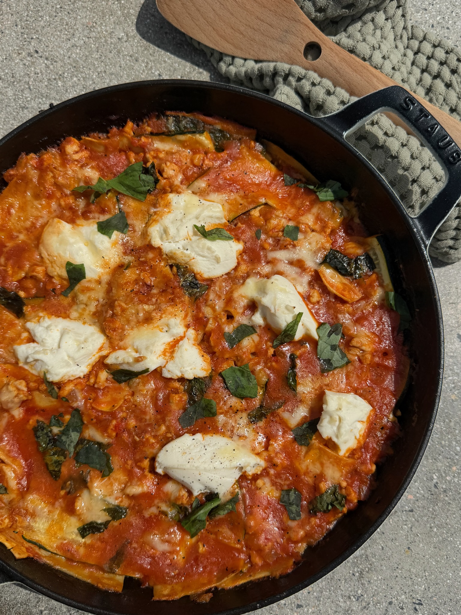 One Pan Lasagna Skillet Bake