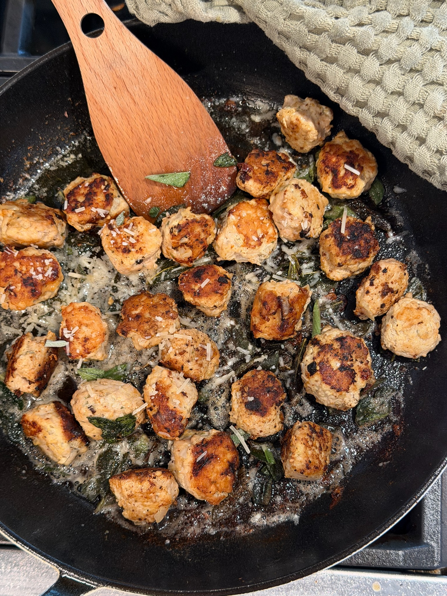 Brown Butter Sage Meatballs