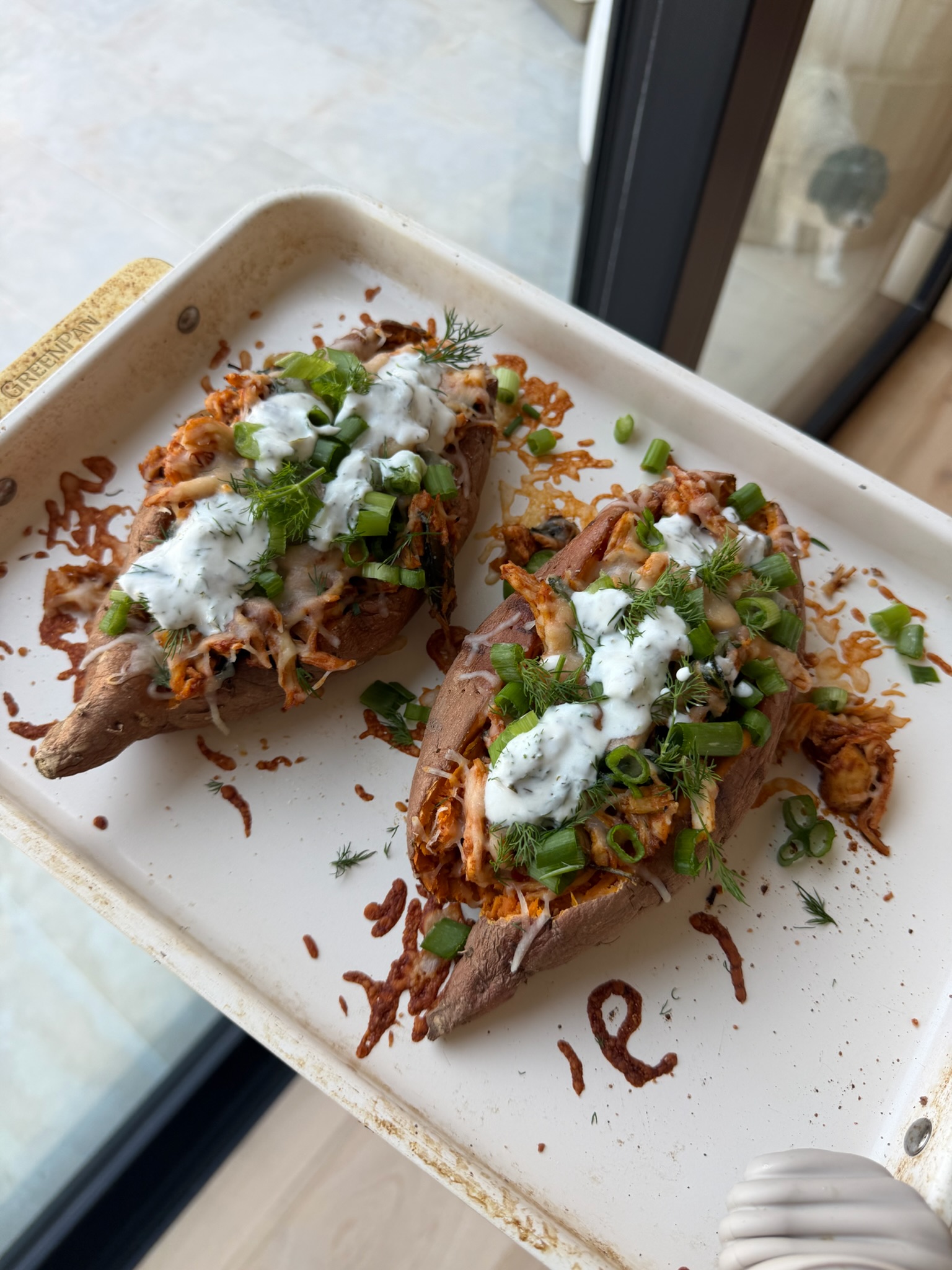 stuffed sweet potatoes